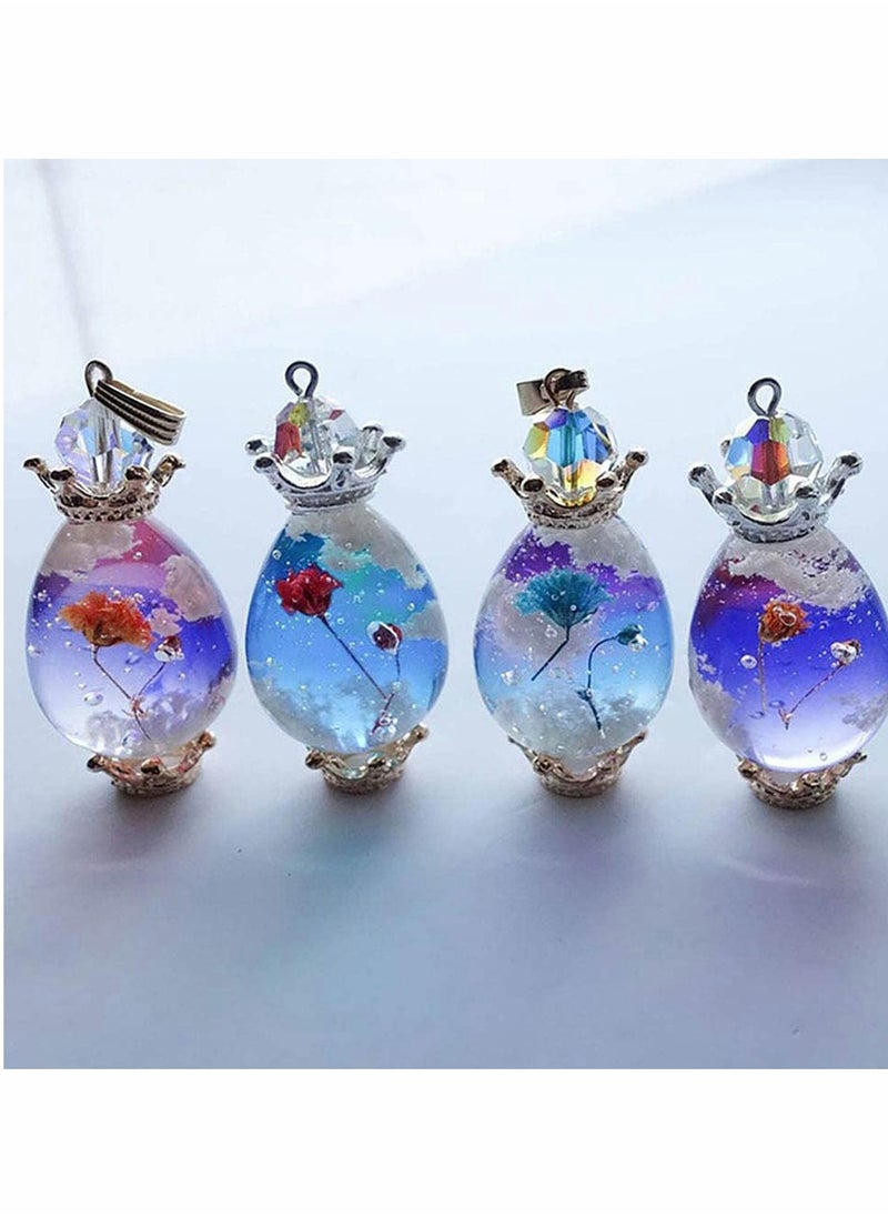 KASTWAVE - Eggs Ball Silicone Resin Molds, Epoxy Resin Ball Spheroid Necklace Stone Mold, for Jewelry Keychain UV Resin Crafts - Image 1
