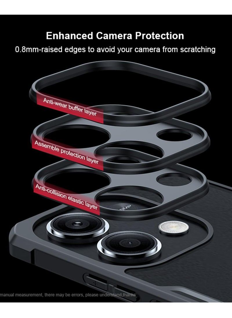 Xiaomi Poco X6 5G / Redmi Note 13 Pro 5G Case Cover, Ultra-Thin Lightweight Cover Soft TPU Bumper + Acrylic Clear Back Mobile Phone Case Cover  - Image 4