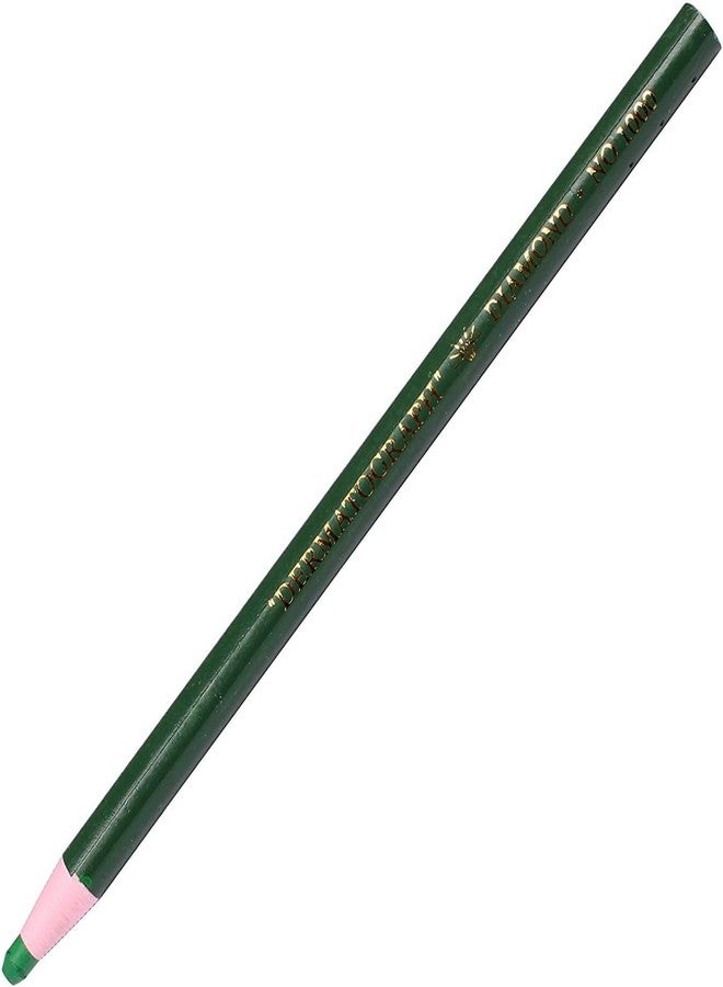 LENITH Korean Glass Markers Grease Pencils Peel-Off Type Grease Pencils China and Porcelin Marker/Wax pencil for Vinyl, Metal, Skin, Paper, window glass, Checking Markers (12 Pencils) Color:Green - Image 4