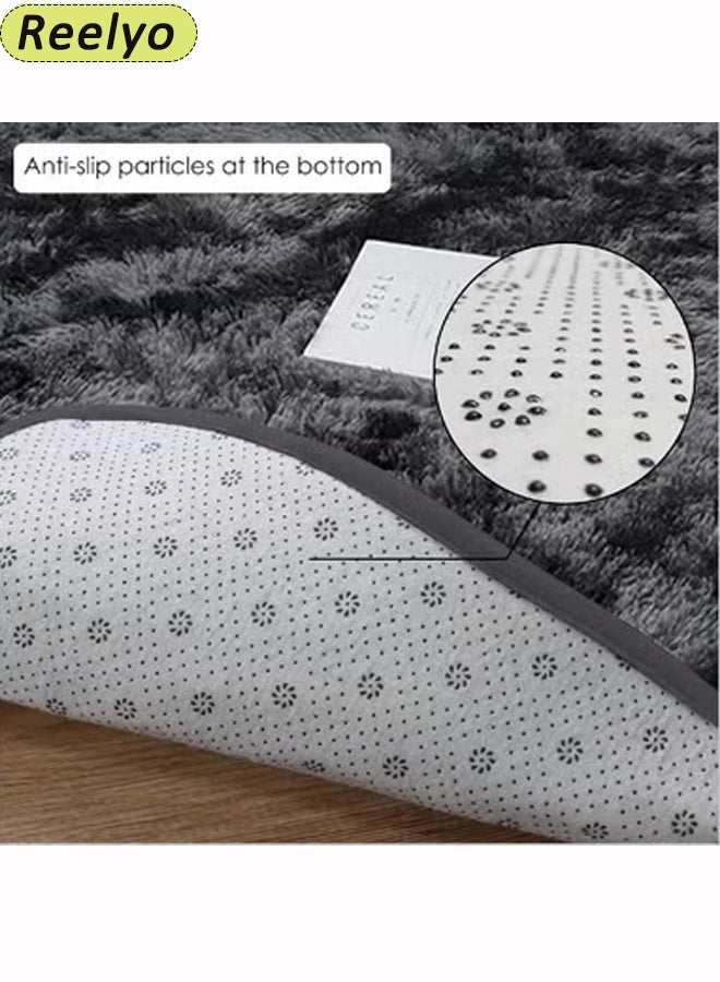 Reelyo Area Rugs for Bedroom, Living Room Fluffy Rug, Large Area Rug Shag Shaggy Carpet Soft Plush Furry Bedside Rugs, Machine Washable Area Rugs for Kids Girls Boys Home Decor Anti Slip - Image 5