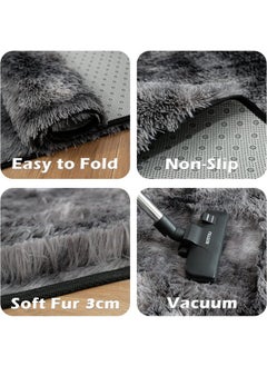 Reelyo Area Rugs for Bedroom, Living Room Fluffy Rug, Large Area Rug Shag Shaggy Carpet Soft Plush Furry Bedside Rugs, Machine Washable Area Rugs for Kids Girls Boys Home Decor Anti Slip  - Image 5