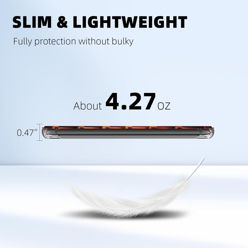 Famavala Slim Case Compatible for 7" Inch (12th Generation, 2024 Release), with Auto Wake/Sleep, Soft TPU Back Cover, no fit Pocketbook Era Color 2 Tab (Book Shelf) - Image 4