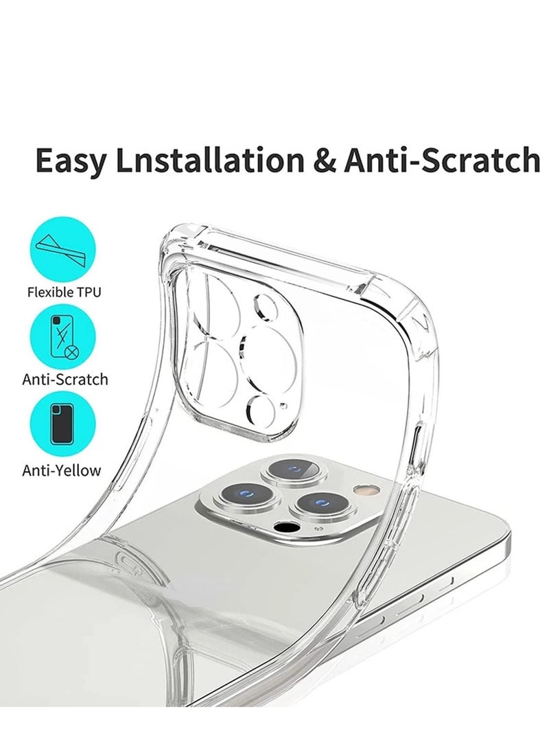 ELTRAZONE 1+2Pcs) Compatible with iPhone 14 Pro Max Case And Screen Protector (Hydrophilic Film) Clear Cover No-Bubble for Apple 14 Pro Max Case (14 Pro Max-6.7) - Image 2