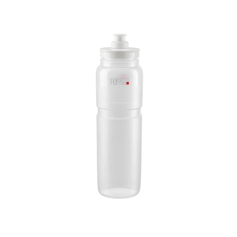 ELITE Fly Tex Water Bottle, Clear, 950ml - Image 1