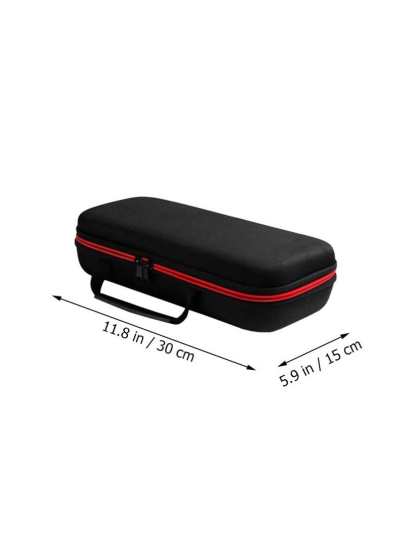 Wireless Microphone Case Hard EVA Case for Handheld Microphone Dual Mic Bag Microphone Hard Carrying Travel Case 30x15cm  - Image 2