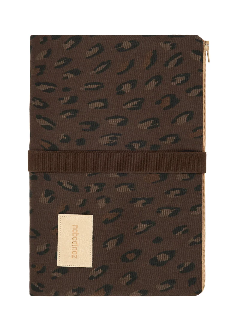 nobodinoz Leonie Brown Hyde Park Waterproof Changing Pad