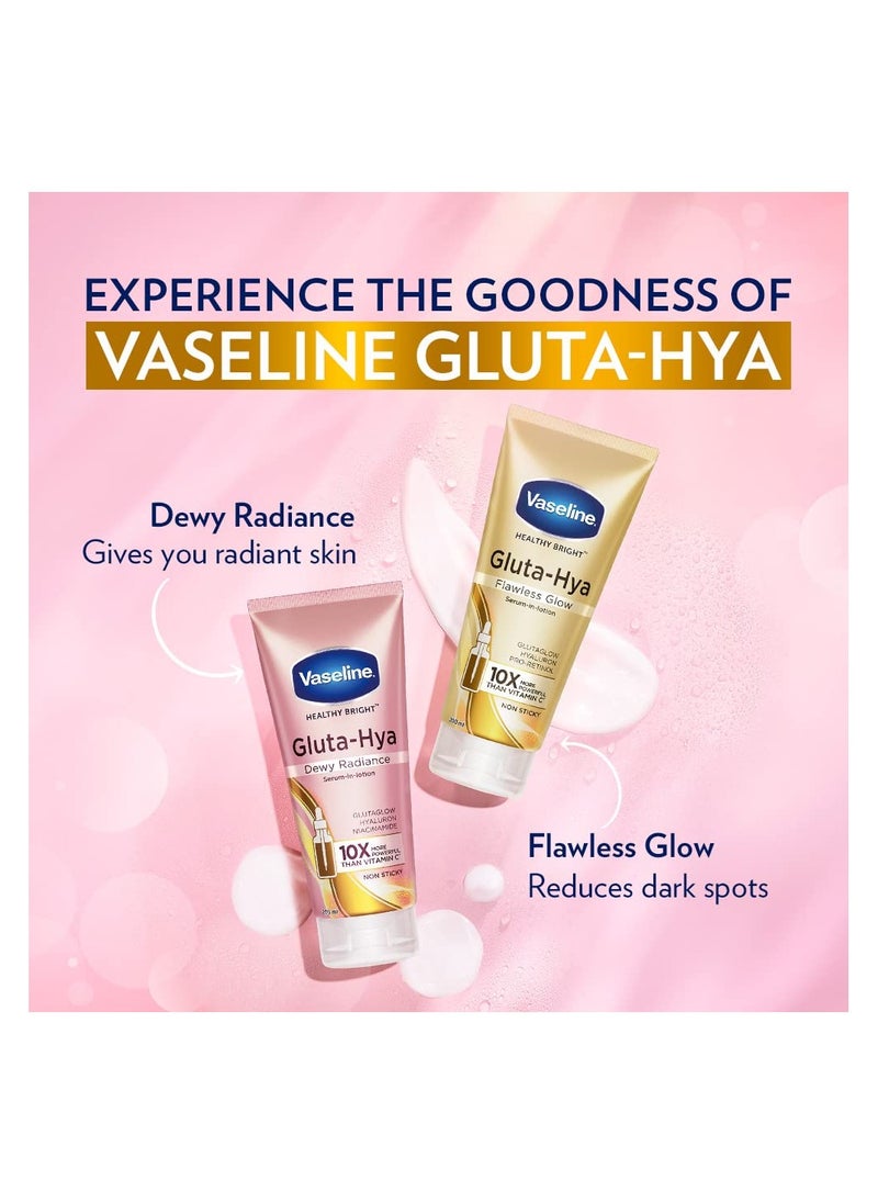 Vaseline - Vaseline Gluta-Hya Flawless Glow, 200Ml + Gluta-Hya Dewy Radiance, 200Ml Lotion - Image 1