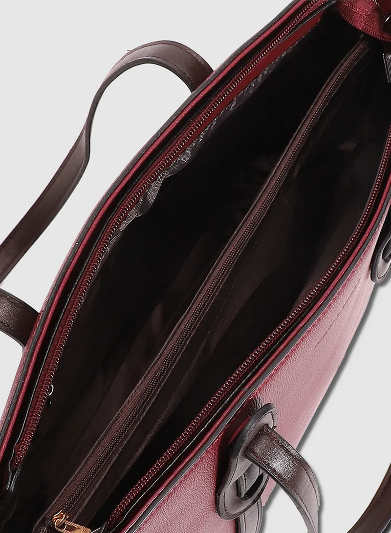 Haute Sauce On The Go Tote Bag - Maroon