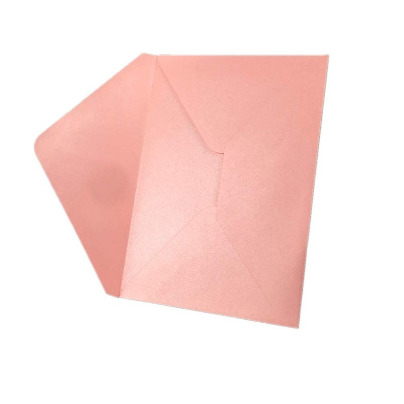 Lucky Star 25 PCS Pearl Pink Envelopes A7,5.35 x 7.7 inches, Perfect for 5x7 Wedding Invitation Cards,Birthday Greeting RSVP Invite - Image 2