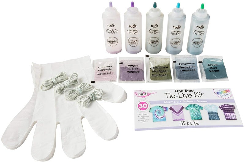 Tulip OneStep TieDye Kit 37934 OneStep Tie Kit Fabric Dye Mermaid - Image 2