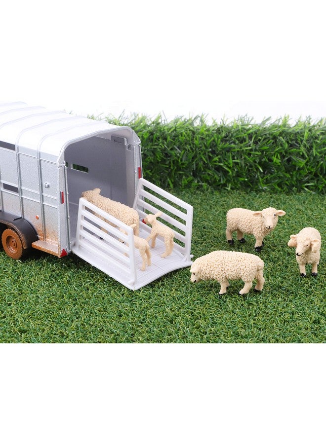 Toyland® Pack of 6-1:32 Scale Sheep & Lambs - The Farm Collection - Collectable Farmyard Animals - Image 4