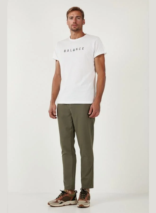 Buratti Stretch Regular Fit Normal Waist Straight Leg Jogger Pants Men's TROUSERS CF25617953