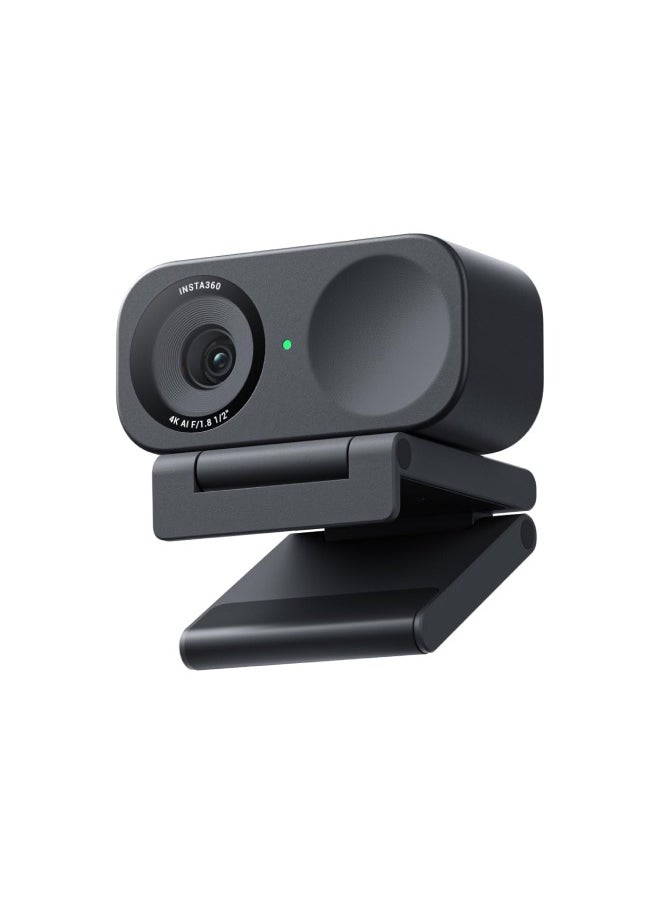 Insta360 - LINK 2C | 4K Webcam, DSLR Quality, Noise Cancelling, Gesture Control, Auto Framing, True Focus, for On-Line Presentations, Conference, Streaming, Zoom, Teams Video Calls - Graphite Black - Image 1