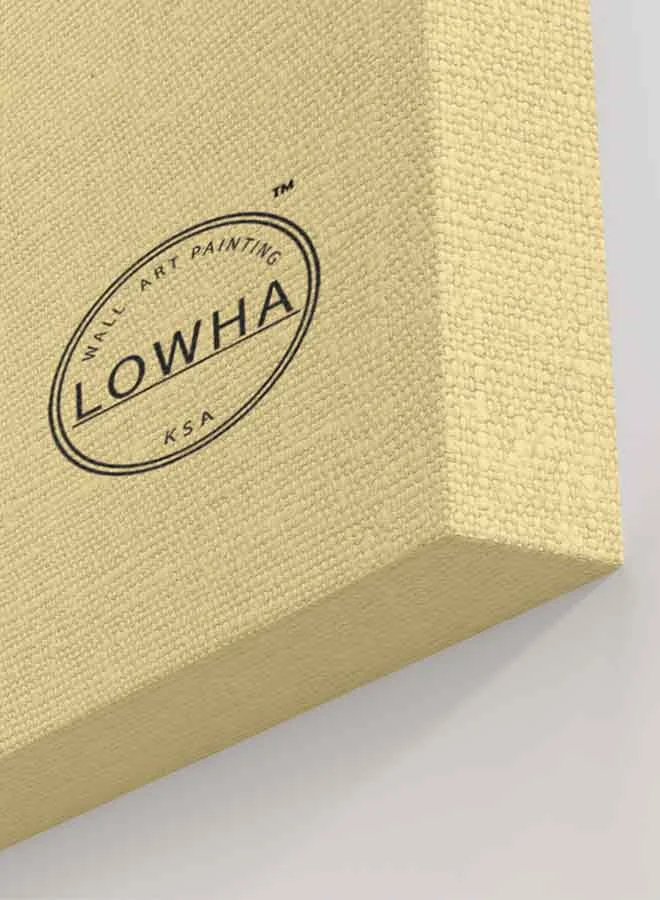 LOWHA Set Of 3 Canvas Wall Arts Stretched Over Wooden Frame with Abstract Flowers Paintings