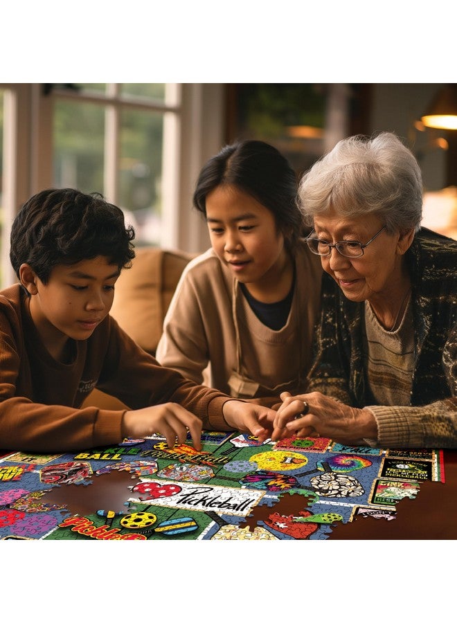 White Mountain Puzzles - Pickleball - 1000 Piece Jigsaw Puzzle - Image 5