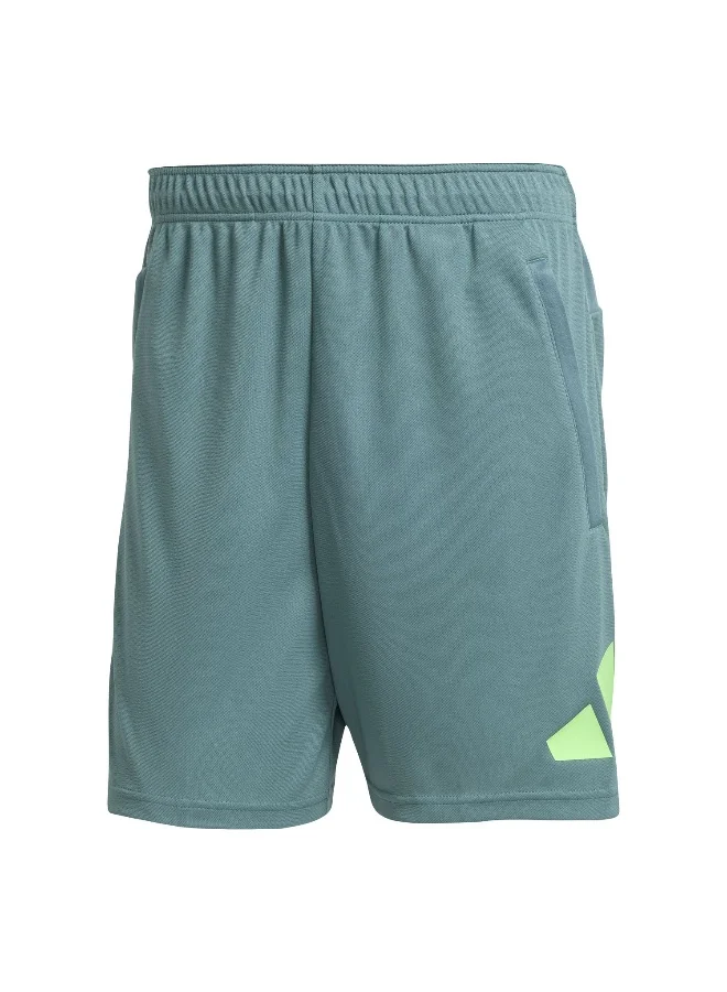 adidas Adidas Tr-Es Logo Sho M Green Training Shorts For Men