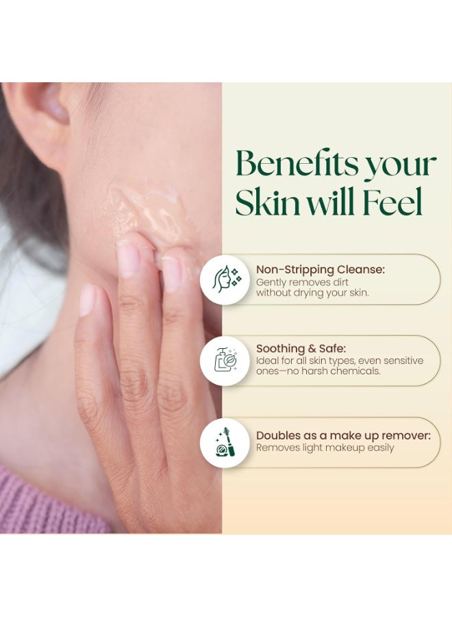Moha: Herbal Face Wash with Neem, Rose, Cucumber & Aloe Vera for Clean, Glowing & Ideal Face Wash for Women & Men - 100 Ml (Pack of 2) - Image 2
