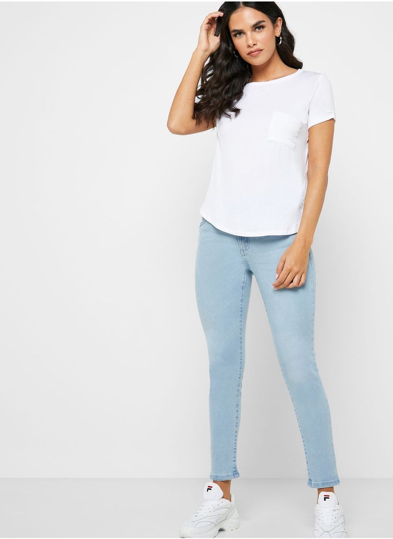 Cotton On Mid Rise Ankle Grazer Skinny Jeans  - Image 4