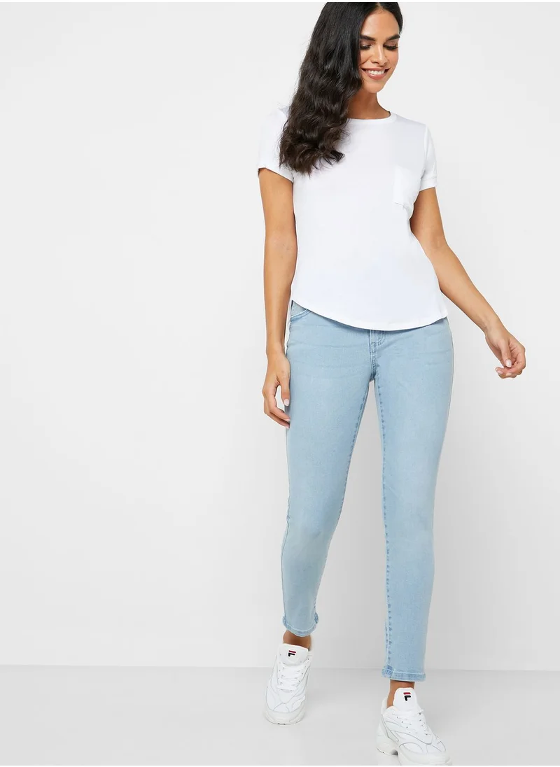 Cotton On Mid Rise Ankle Grazer Skinny Jeans