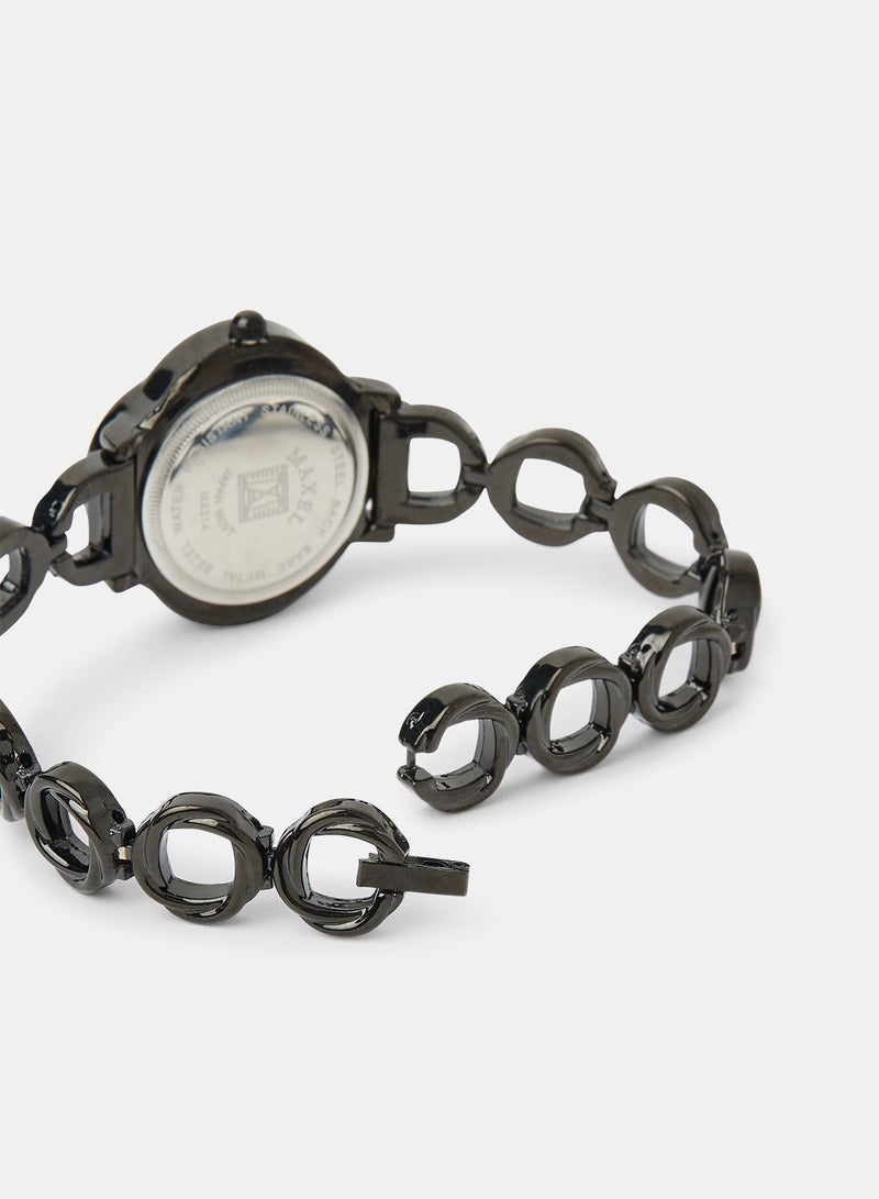 Maxel Women's Fashion Waterproof Luxury Analog Wrist Watch MX522 - 28mm - Image 3