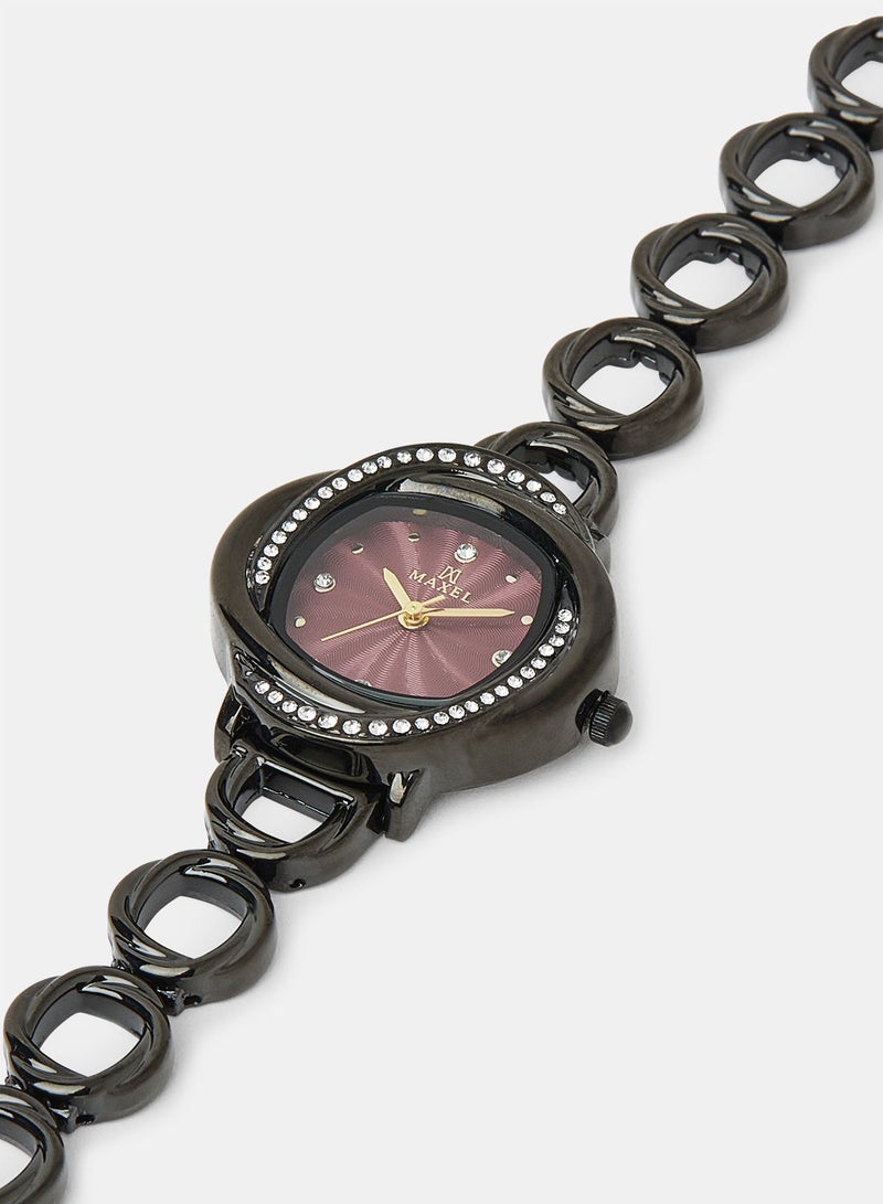 Maxel Women's Fashion Waterproof Luxury Analog Wrist Watch MX522 - 28mm - Image 2