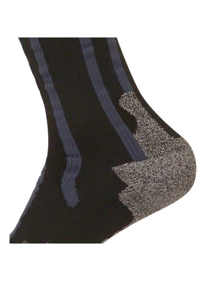 XBIONIC Outdoor Hiking Socks Mid-Calf B040 Black/Charcoal/Naval Blue 24.5Cm-25.5Cm(39-41) - Image 3