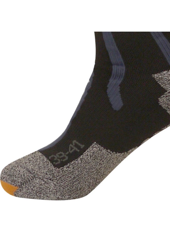 XBIONIC Outdoor Hiking Socks Mid-Calf B040 Black/Charcoal/Naval Blue 24.5Cm-25.5Cm(39-41) - Image 2