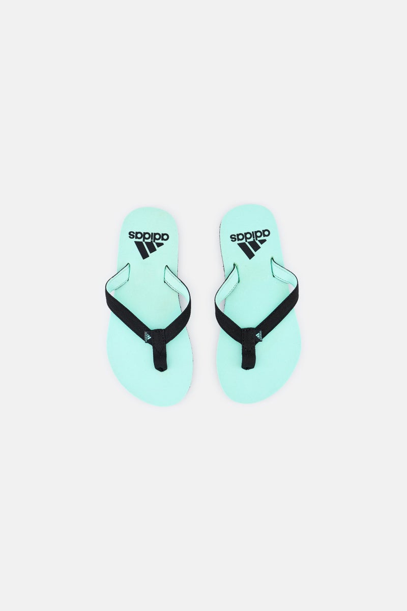 Adidas Kids Girl Eezay Essence 3,0 Slip On Slippers, Mint Green  - Image 2