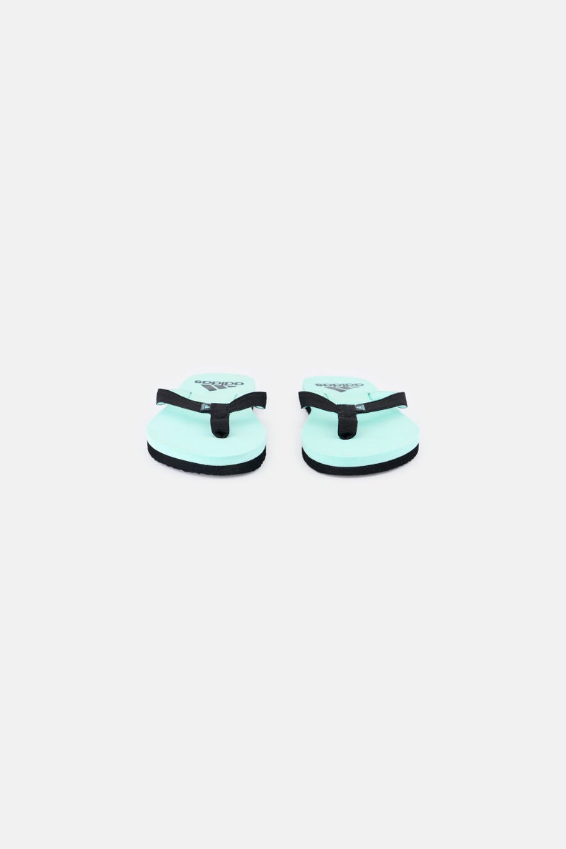 Adidas Kids Girl Eezay Essence 3,0 Slip On Slippers, Mint Green  - Image 3