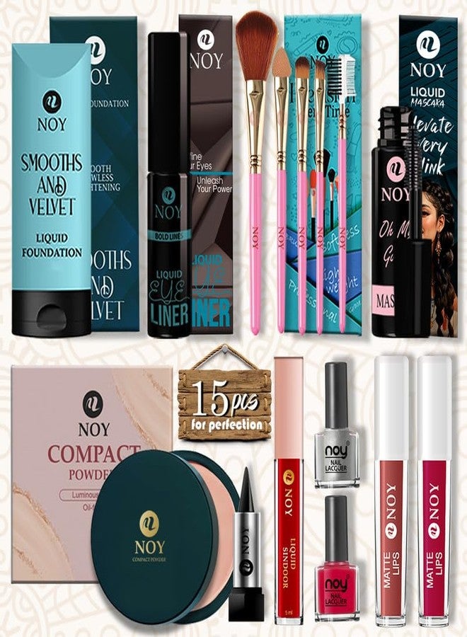 NOY All-In-One Makeup Kit Combo For Women Smudge-Proof Gift Ready Combo Pack - Image 1
