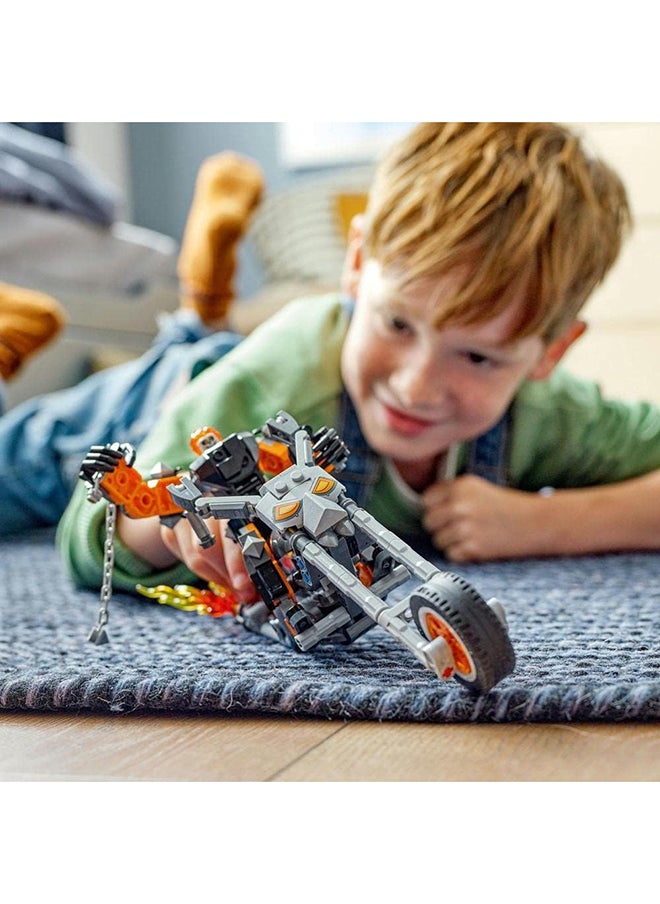 LEGO - 76245 Marvel Ghost Rider Mech And Bike, Buildable Motorbike Toy With Movable Action Figure, Super Hero Building Set, Gift For Kids, Boys And Girls 7 Plus Years Old - Image 1