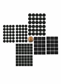 Y&D Furniture Pads Anti Slip Rubber Self Adhesive Grippers Non for Legs Scratch Silicone Floor Protectors Hardwood Floors 156Pcs  - Image 1