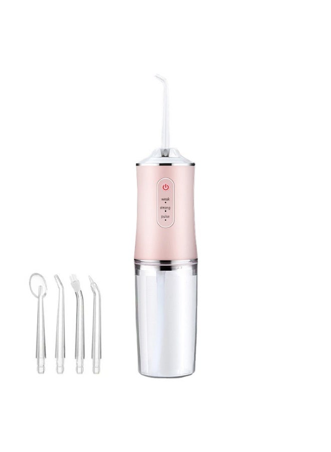 Water Dental Flosser Teeth Irrigator with 3 Modes Cordless Water Teeth Cleaner with 4 Replace Sprinkler Head IPX7 Waterproof Rechargeable Portable for Travel Home Braces Bridges Care