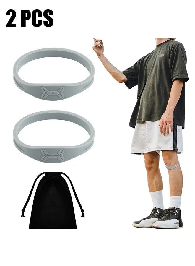 واي جيه 2 عبوة حزام دعم وتر الركبة ، حزام الركبة لتخفيف آلام الركبة ، تخفيف آلام الوتر الرضفي ، للرياضة ، لاعبي القفز ، كرة السلة ، الجري - Image 1