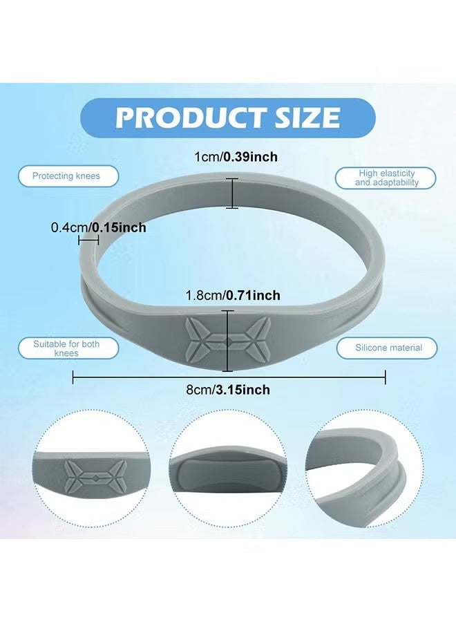 واي جيه 2 عبوة حزام دعم وتر الركبة ، حزام الركبة لتخفيف آلام الركبة ، تخفيف آلام الوتر الرضفي ، للرياضة ، لاعبي القفز ، كرة السلة ، الجري - Image 4