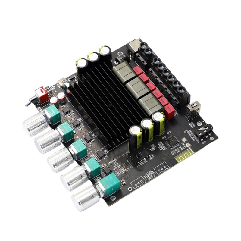 2.1 Channel Compact Power Amplifier Board - Dual TPA3221 Chips High Efficiency Low Power Consumption BT 5.2 for Customizable Sound Effects Home Audio Setup - Image 1