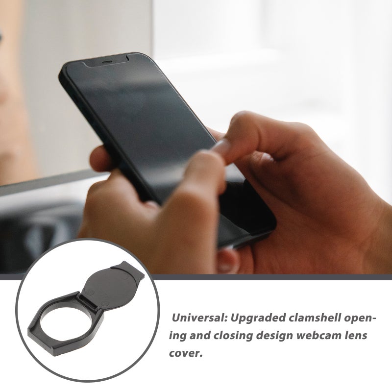 5Pcs Practical Webcam Protective Caps Camera Covers Privacy (Black) - Image 5