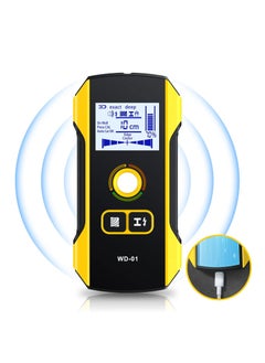 Excefore Stud Finder Wall Scanner, 6 in 1 Electronic Wall Wood Metal Stud Finder, Wall Detector with Upgraded Smart Sensor, Audio Alarm and HD LCD Display for Center and Edge of Wood, AC Wire, Metal  - Image 1