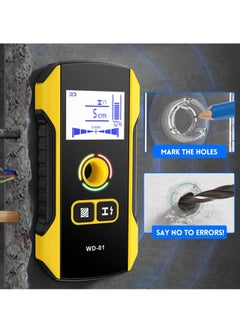 Excefore Stud Finder Wall Scanner, 6 in 1 Electronic Wall Wood Metal Stud Finder, Wall Detector with Upgraded Smart Sensor, Audio Alarm and HD LCD Display for Center and Edge of Wood, AC Wire, Metal  - Image 3