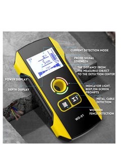 Excefore Stud Finder Wall Scanner, 6 in 1 Electronic Wall Wood Metal Stud Finder, Wall Detector with Upgraded Smart Sensor, Audio Alarm and HD LCD Display for Center and Edge of Wood, AC Wire, Metal  - Image 2