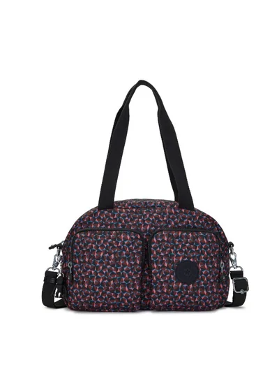 kipling Medium Shoulderbag (With Removable Shoulderstrap) Female Happy Squares Cool Defea