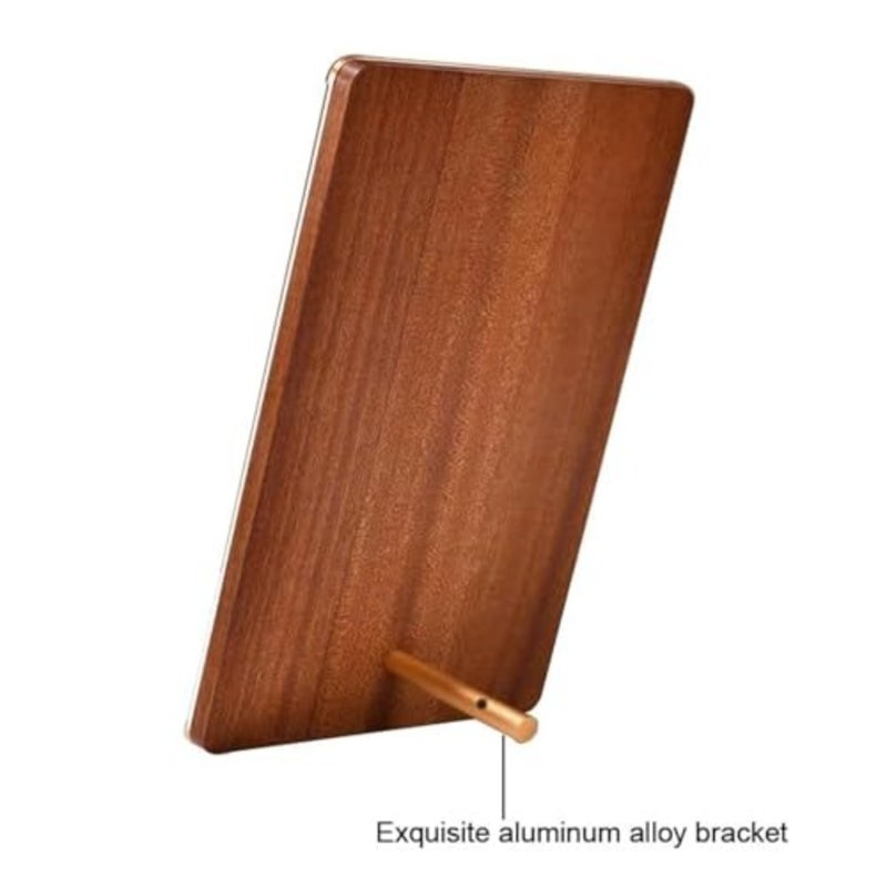 8.5 x 11 Picture Frame, A4 Document Frame with Metal Border, Wooden Certificate Plaque for Tabletop Display - Image 4