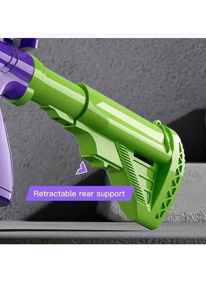 null - Automatic Shell Ejection Soft Bullet Gun Mechanical Burst Toy Gun M4A1 Carrot-colored Soft Bullet Gun Toy with Soft Bullets & Pull Back Action - Image 1