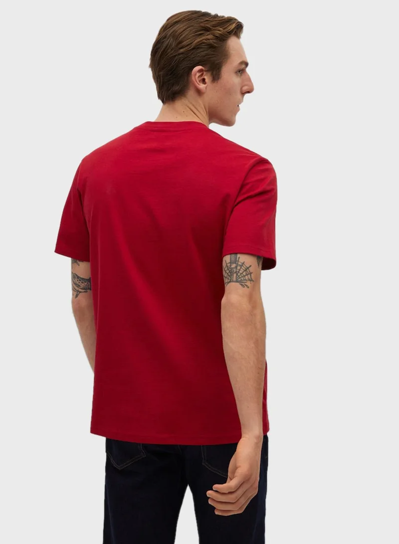 Mango Man Essential Crew Neck T-Shirt