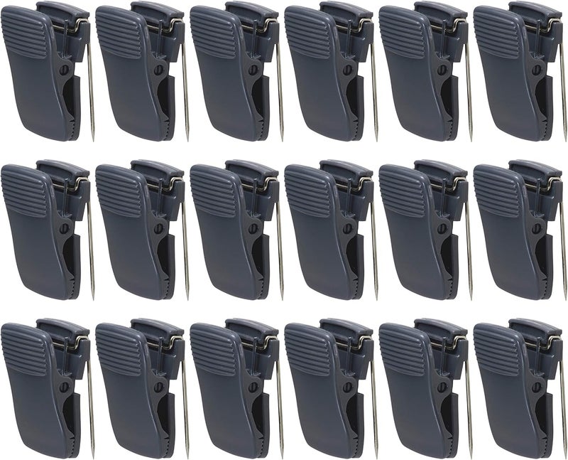 Manaloom Cubicle Clips, Cubicle Accessories, Office Clips Holds Notes, Memos, Messages, Photos - Black - 24-Pack - Image 1