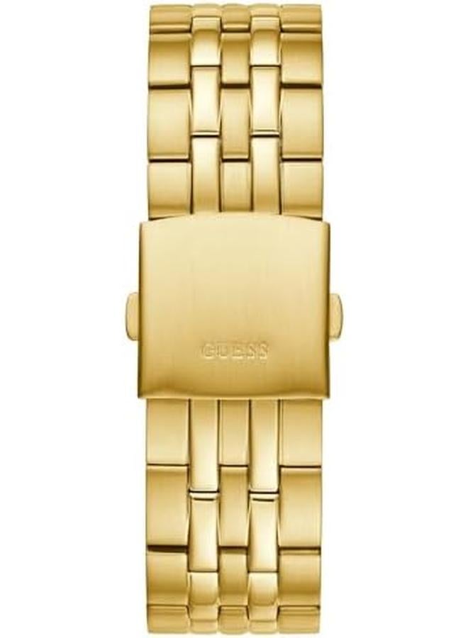 جس ساعة من الستانلس ستيل مقاس 44 ملم مع عرض اليوم والتاريخ - Image 3