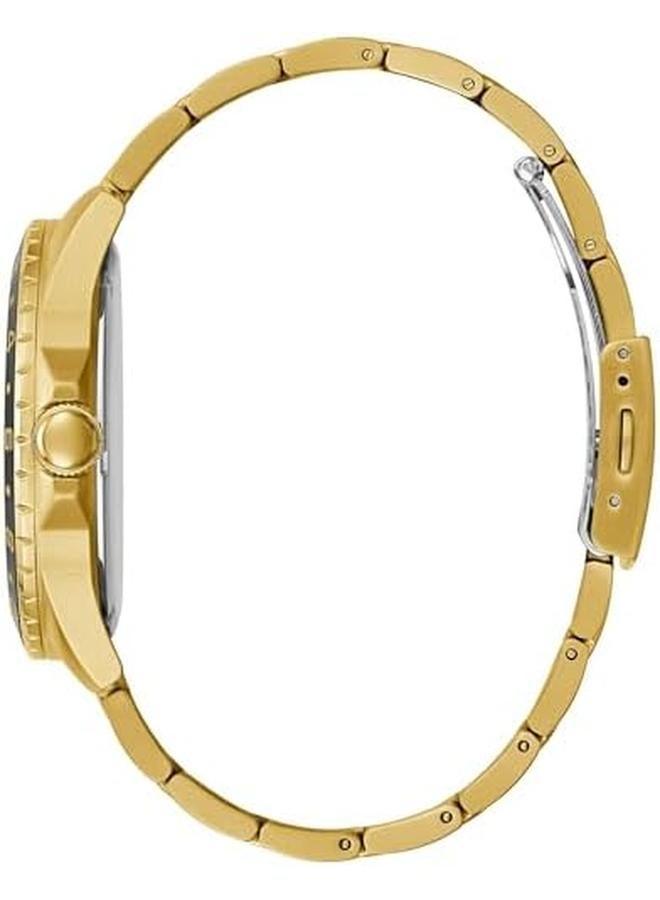 جس ساعة من الستانلس ستيل مقاس 44 ملم مع عرض اليوم والتاريخ - Image 4