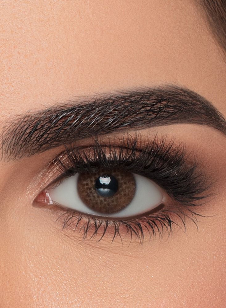 3D Colors Brown Monthly Disposable Lenses - Image 1