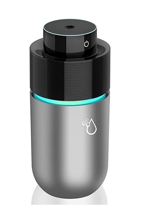 Car Diffuser Usb Plug In Car Humidifier Essential Oil Diffuser Mini Portable Aromatherapy Cup Holder 7 Colors LED Lights Car Humidifier Diffuser for Vehicle Office Travel Home 200mL