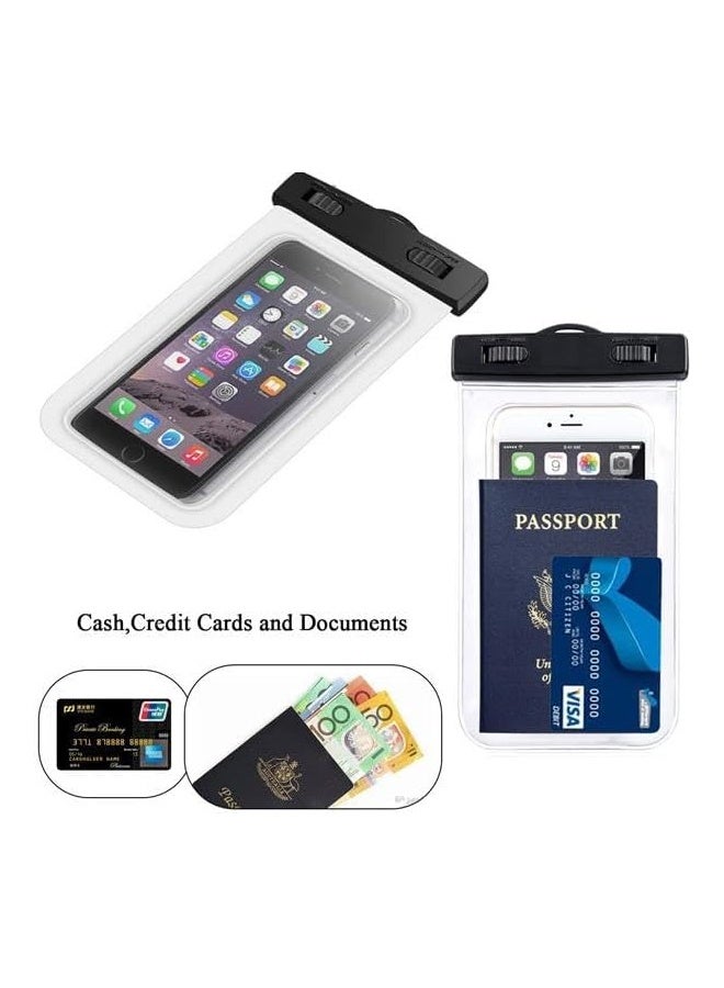 بولوز حافظة هاتف مقاومة للماء، حافظة هاتف مقاومة للماء حتى عمق 30 مترًا مع شهادة IPX8 حافظة هاتف خلوي مقاومة للماء مناسبة للهواتف الكبيرة حتى 7.2 بوصة متوافقة مع iPhone 12/13/14/15/16/17 Pro Max S22 S23 Ultra - Image 5